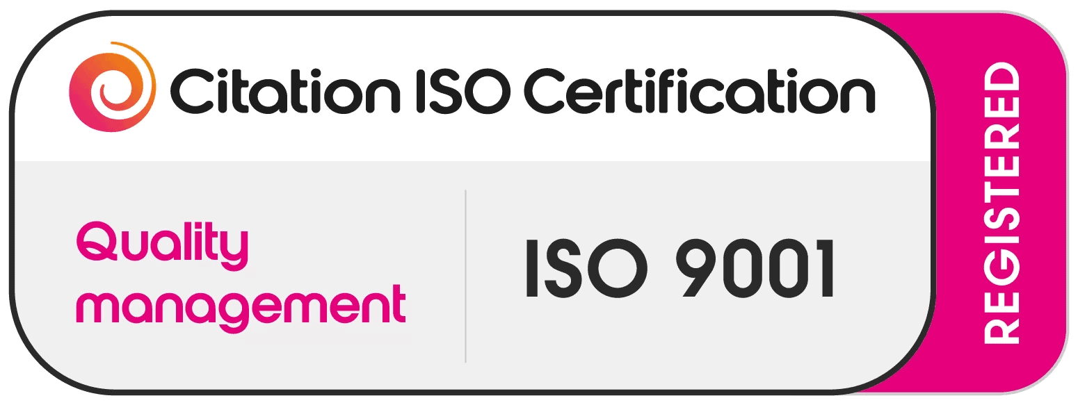 Citation ISO 9001 approved